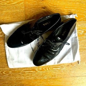 Prada low heel loafers.